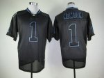 Jerseys Factory Cheap Panthers #1 Cam Newton Lights Out Black St