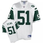 Jerseys Factory Cheap Jets #51 Jonathan Vilma White Stitched NFL
