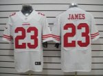 Jerseys Factory Cheap Nike 49ers #23 LaMichael James White Men's