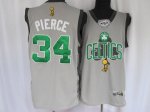 Jerseys Factory Cheap Celtics #34 Paul Pierce Embroidered Grey 2