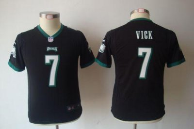 Jerseys Factory Cheap Nike Eagles #7 Michael Vick Black Alternat