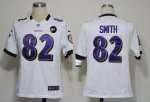 Jerseys Factory Cheap Nike Ravens #82 Torrey Smith White With Ar