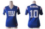 Jerseys Factory Cheap Nike Giants #10 Eli Manning Royal Blue Tea