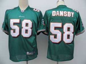 Jerseys Factory Cheap Dolphins #58 Karlos Dansby Green Stitched