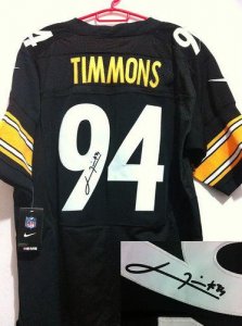 Jerseys Factory Cheap Nike Steelers #94 Lawrence Timmons Black T