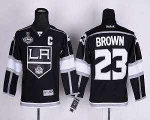 Jerseys Factory Cheap Kings #23 Dustin Brown Black Home 2012 Sta
