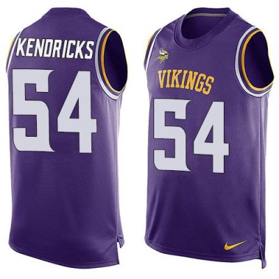 Jerseys Factory Cheap Nike Vikings #54 Eric Kendricks Purple Tea