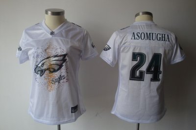Jerseys Factory Cheap Eagles #24 Nnamdi Asomugha White 2011 Wome