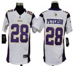 Jerseys Factory Cheap Nike Vikings #28 Adrian Peterson White You