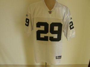 Jerseys Factory Cheap Raiders #29 Michael Bush White Stitched NF
