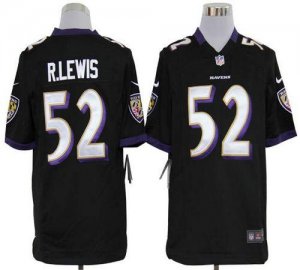 Jerseys Factory Cheap Nike Ravens #52 Ray Lewis Black Alternate