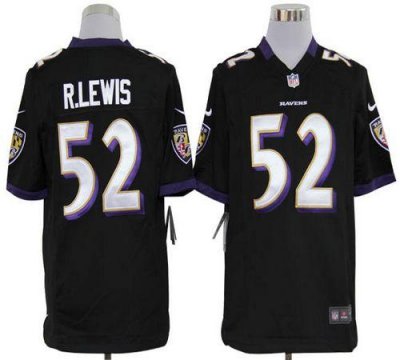 Jerseys Factory Cheap Nike Ravens #52 Ray Lewis Black Alternate