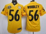 Jerseys Factory Cheap Nike Steelers #56 LaMarr Woodley Gold With
