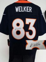 Jerseys Factory Cheap Nike Broncos #83 Wes Welker Navy Blue Alte