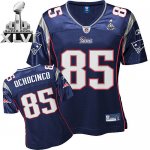 Jerseys Factory Cheap Patriots #85 Chad Ochocinco Blue Women's T