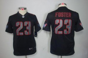 Jerseys Factory Cheap Nike Texans #23 Arian Foster Black Impact