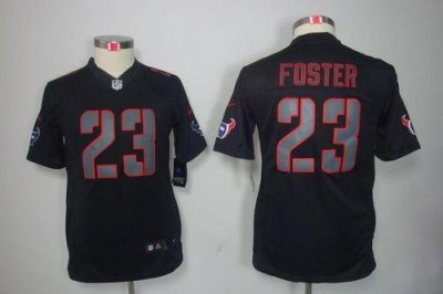 Jerseys Factory Cheap Nike Texans #23 Arian Foster Black Impact