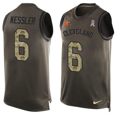 Jerseys Factory Cheap Nike Browns #6 Cody Kessler Green Men's St