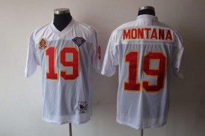 Jerseys Factory Cheap Mitchell & Ness Chiefs #19 Joe Montana Whi