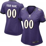 Jerseys Factory Cheap Nike Baltimore Ravens Customized Purple Em