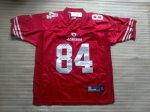 Jerseys Factory Cheap 49ers #84 Randy Moss Red Stitched NFL Jers