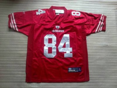 Jerseys Factory Cheap 49ers #84 Randy Moss Red Stitched NFL Jers