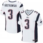 Jerseys Factory Cheap Nike Patriots #3 Stephen Gostkowski White