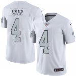 Jerseys Factory Cheap Nike Raiders #4 Derek Carr White Men's Sti