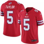 Jerseys Factory Cheap Nike Bills #5 Tyrod Taylor Red Men's Stitc