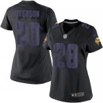 Jerseys Factory Cheap Nike Vikings #28 Adrian Peterson Black Imp