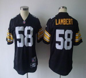 Jerseys Factory Cheap Steelers #58 Jack Lambert Black Women's Th