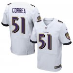 Jerseys Factory Cheap Nike Ravens #51 Kamalei Correa White Men's