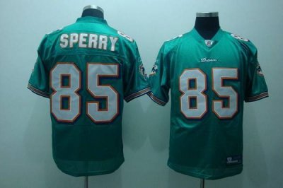 Jerseys Factory Cheap Dolphins #85 Kory Sperry Green Stitched NF