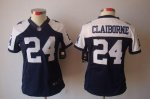 Jerseys Factory Cheap Nike Cowboys #24 Morris Claiborne Navy Blu