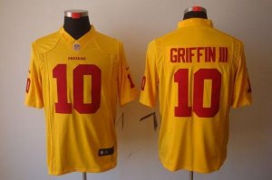 Jerseys Factory Cheap Nike Redskins #10 Robert Griffin III Yello