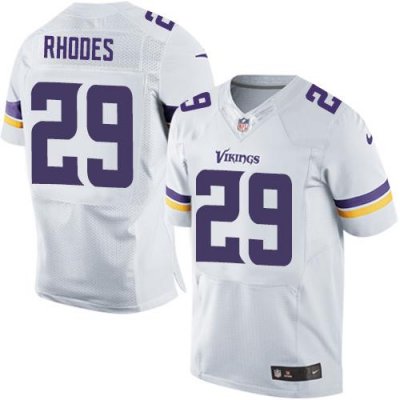 Jerseys Factory Cheap Nike Vikings #29 Xavier Rhodes White Men's