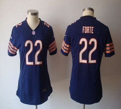 Jerseys Factory Cheap Nike Bears #22 Matt Forte Navy Blue Team C