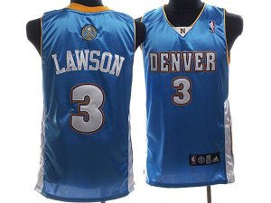 Jerseys Factory Cheap Nuggets #3 Ty Lawson Stitched Baby Blue NB
