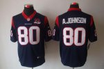 Jerseys Factory Cheap Nike Texans #80 Andre Johnson Navy Blue Te