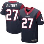 Jerseys Factory Cheap Nike Texans #27 Jose Altuve Navy Blue Team