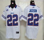 Jerseys Factory Cheap Nike Bills #22 Fred Jackson White With C P