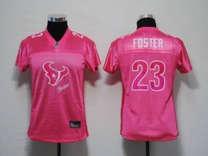 Jerseys Factory Cheap Texans #23 Arian Foster Pink 2011 Women's