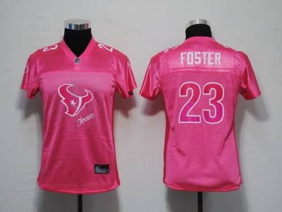 Jerseys Factory Cheap Texans #23 Arian Foster Pink 2011 Women's