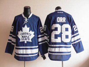 Jerseys Factory Cheap Maple Leafs #28 Colton Orr Blue Third Embr