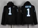 Jerseys Factory Cheap Carolina Panthers #1 Cam Newton Pullover N