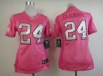 Jerseys Factory Cheap Nike Cowboys #24 Morris Claiborne Pink Wom