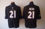 Jerseys Factory Cheap Nike Ravens #21 Lardarius Webb Black Alter