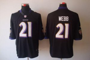 Jerseys Factory Cheap Nike Ravens #21 Lardarius Webb Black Alter