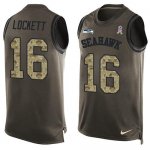 Jerseys Factory Cheap Nike Seahawks #16 Tyler Lockett Green Men'