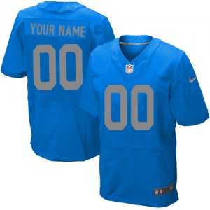 Jerseys Factory Cheap Nike Detroit Lions Customized Blue Embroid